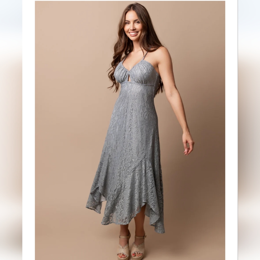 Joyfolie Ravyn Dress In Whisper Blue